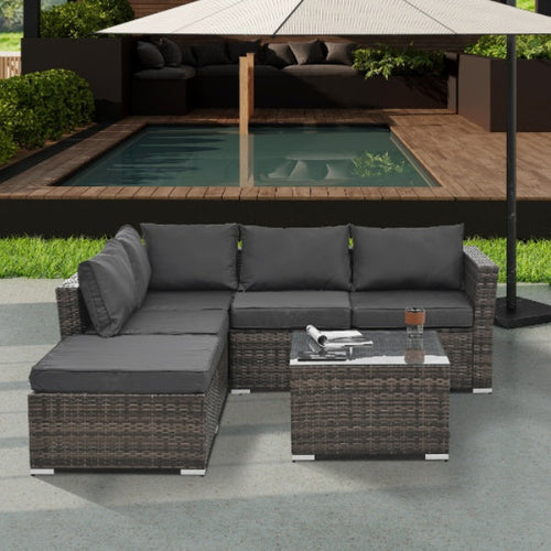 Patio Furniture, Outdoor Furniture, Seasonal PE Wicker Furniture, 4 Se