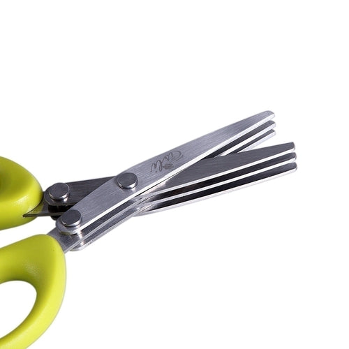 Multifunctional Multi-layer Green Onion Scissors Stainless Steel Onion