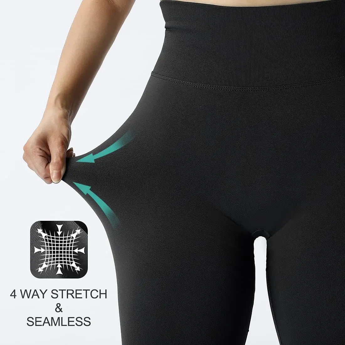 2023 Seamless Knitted Fitness GYM Pants Women's High Waist and Hips