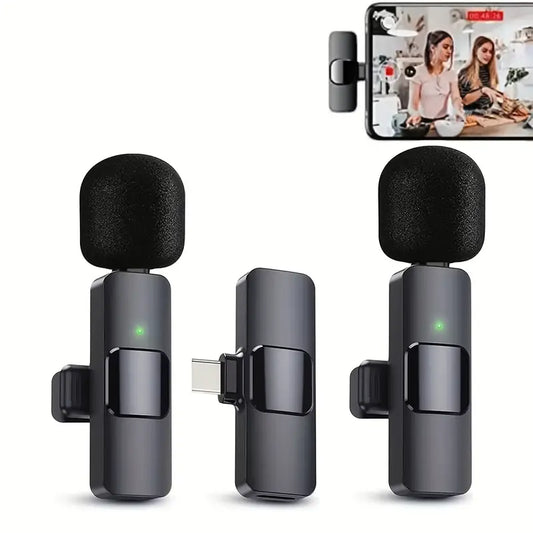 Microphone Wireless Lavalier Microphone for Live Live Noise Reduction